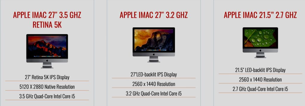 Apple Mac Computers for Rent